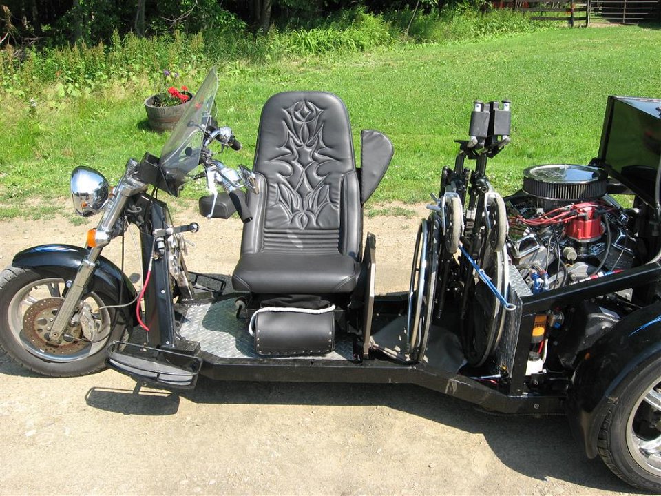 WOW! Wheelchair Accessible Custom Trike with Glide'n Go Lift System